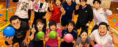 🏐未経験〜初心者だらけ🔰ゆるふわソフトバレーサークル【鳥野高校排球部】「ソフバノアソビバ」の活動紹介