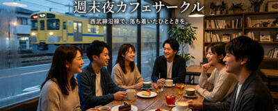 お酒を飲まない大人の「週末夜カフェ」サークルの活動紹介