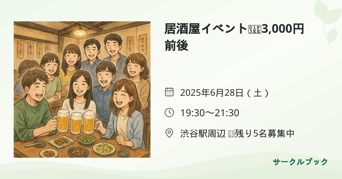 共有されるイベント画像のプレビュー