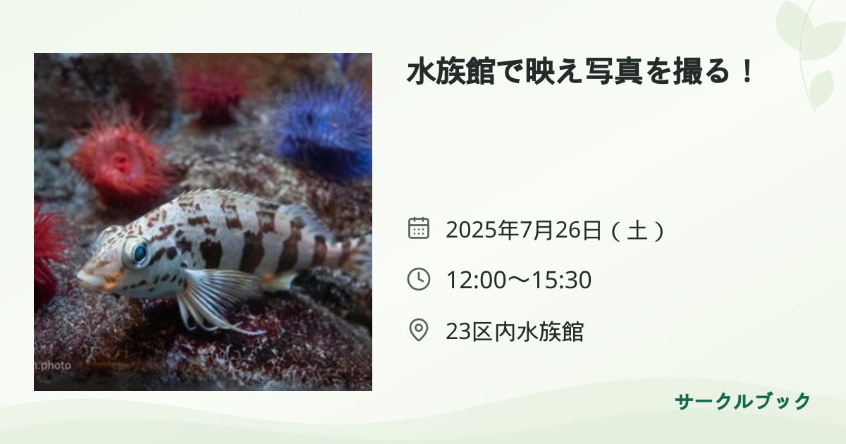 共有されるイベント画像のプレビュー