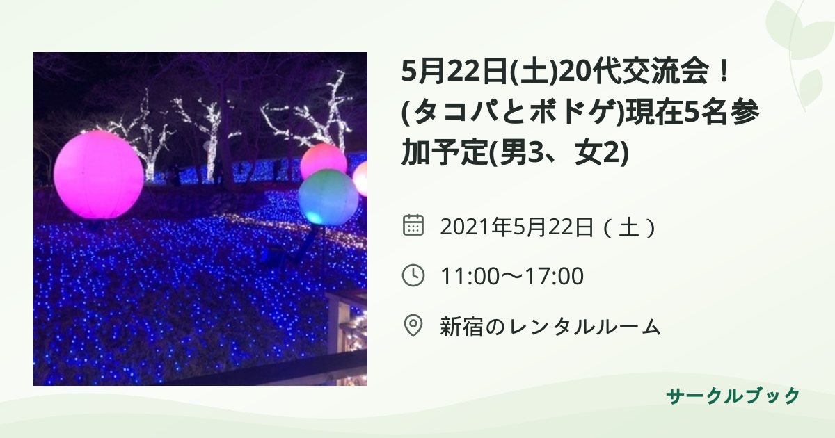 共有されるイベント画像のプレビュー