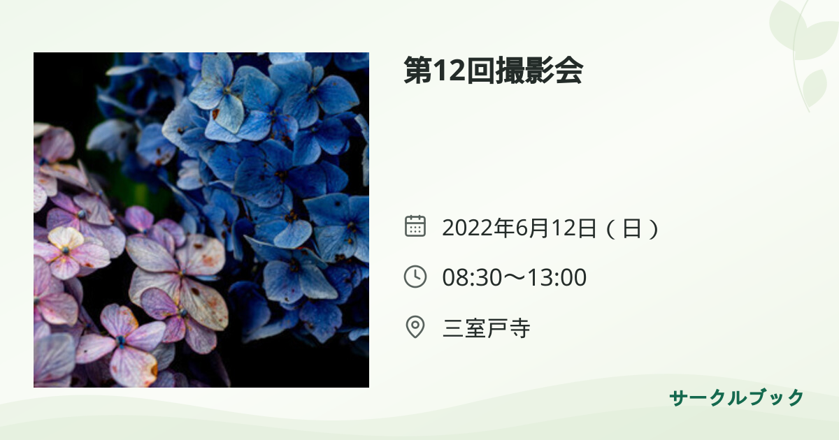 共有されるイベント画像のプレビュー
