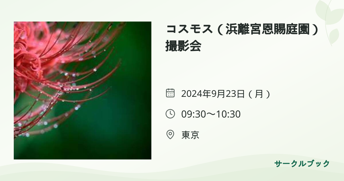 共有されるイベント画像のプレビュー