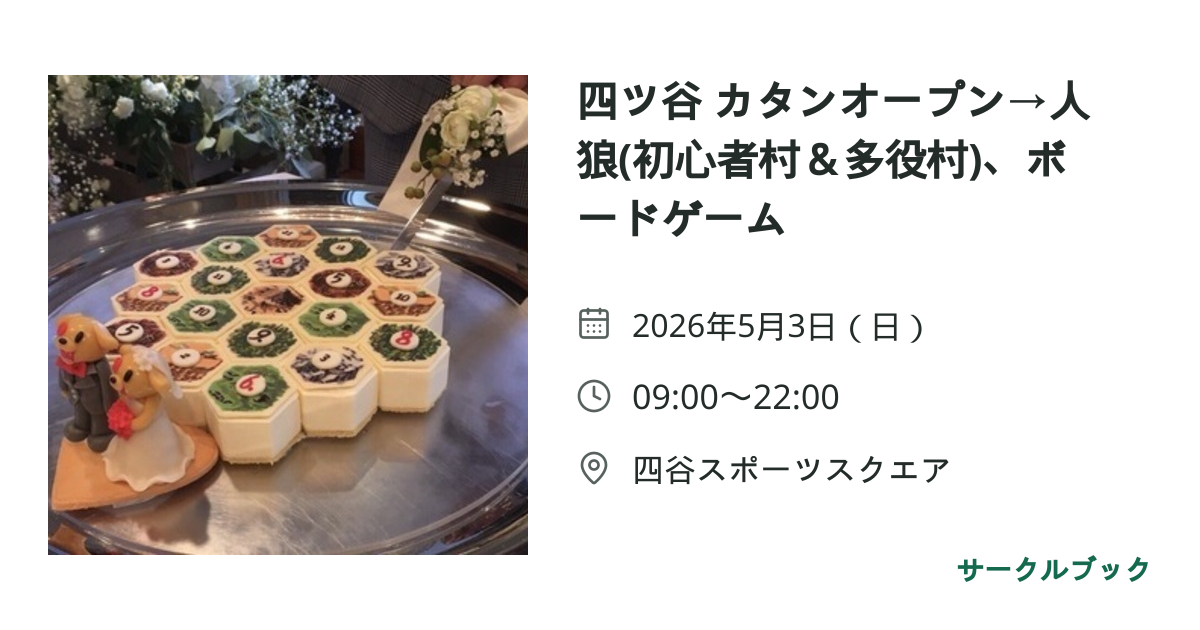 共有されるイベント画像のプレビュー
