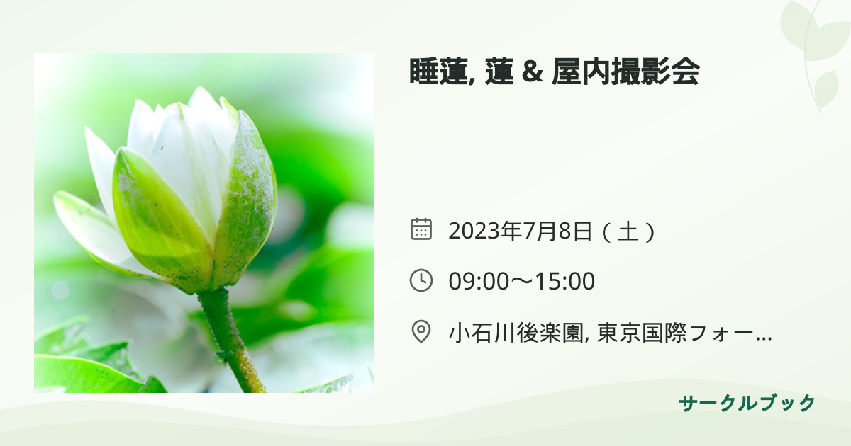 共有されるイベント画像のプレビュー