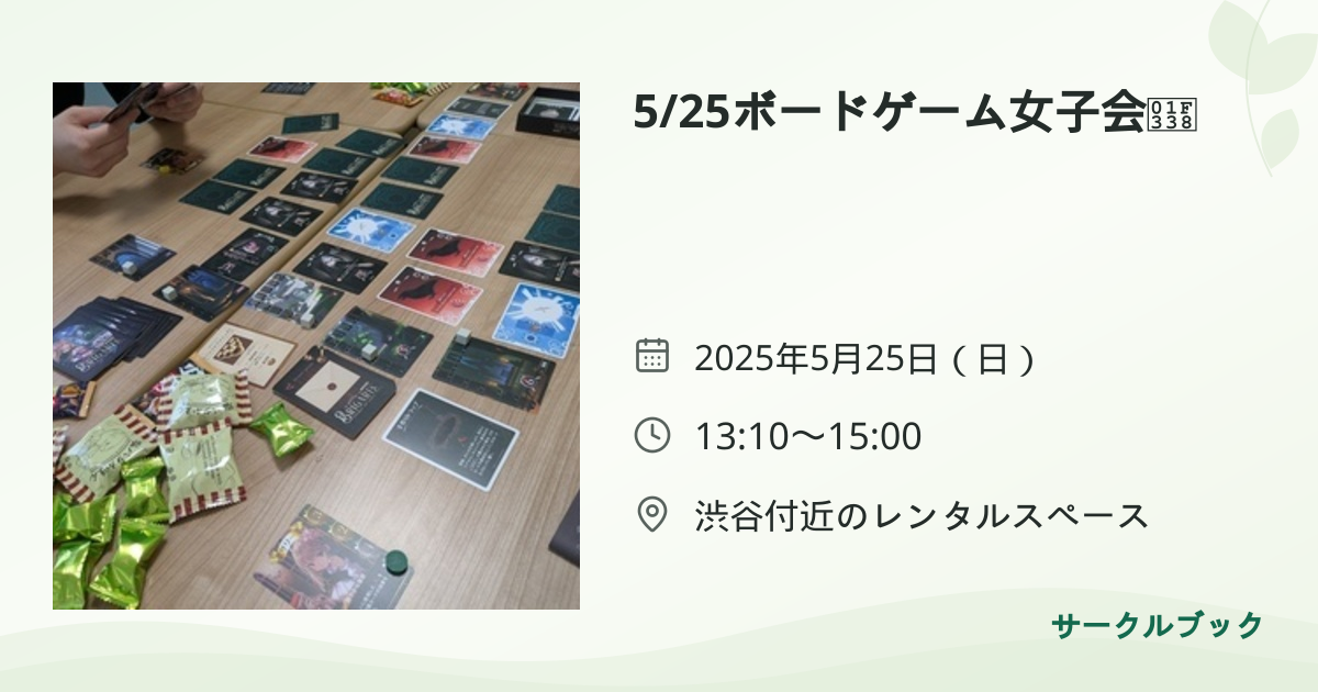 共有されるイベント画像のプレビュー