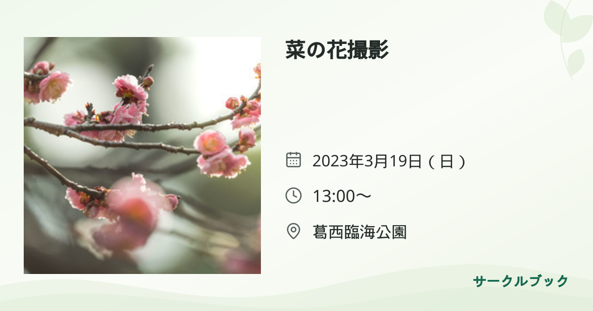 共有されるイベント画像のプレビュー