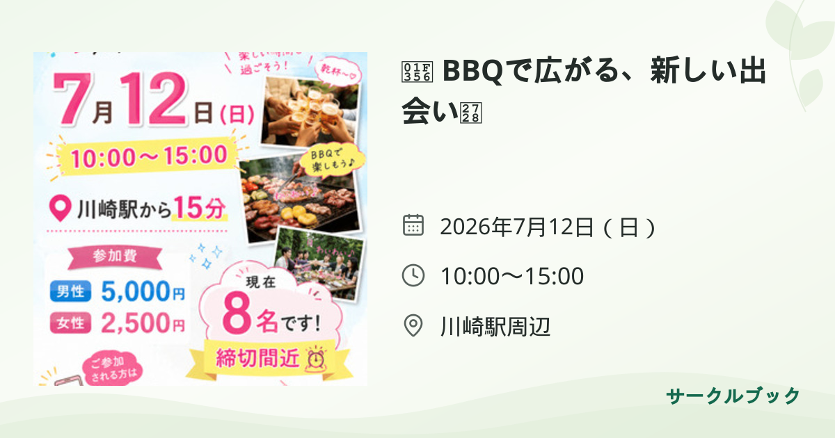 共有されるイベント画像のプレビュー